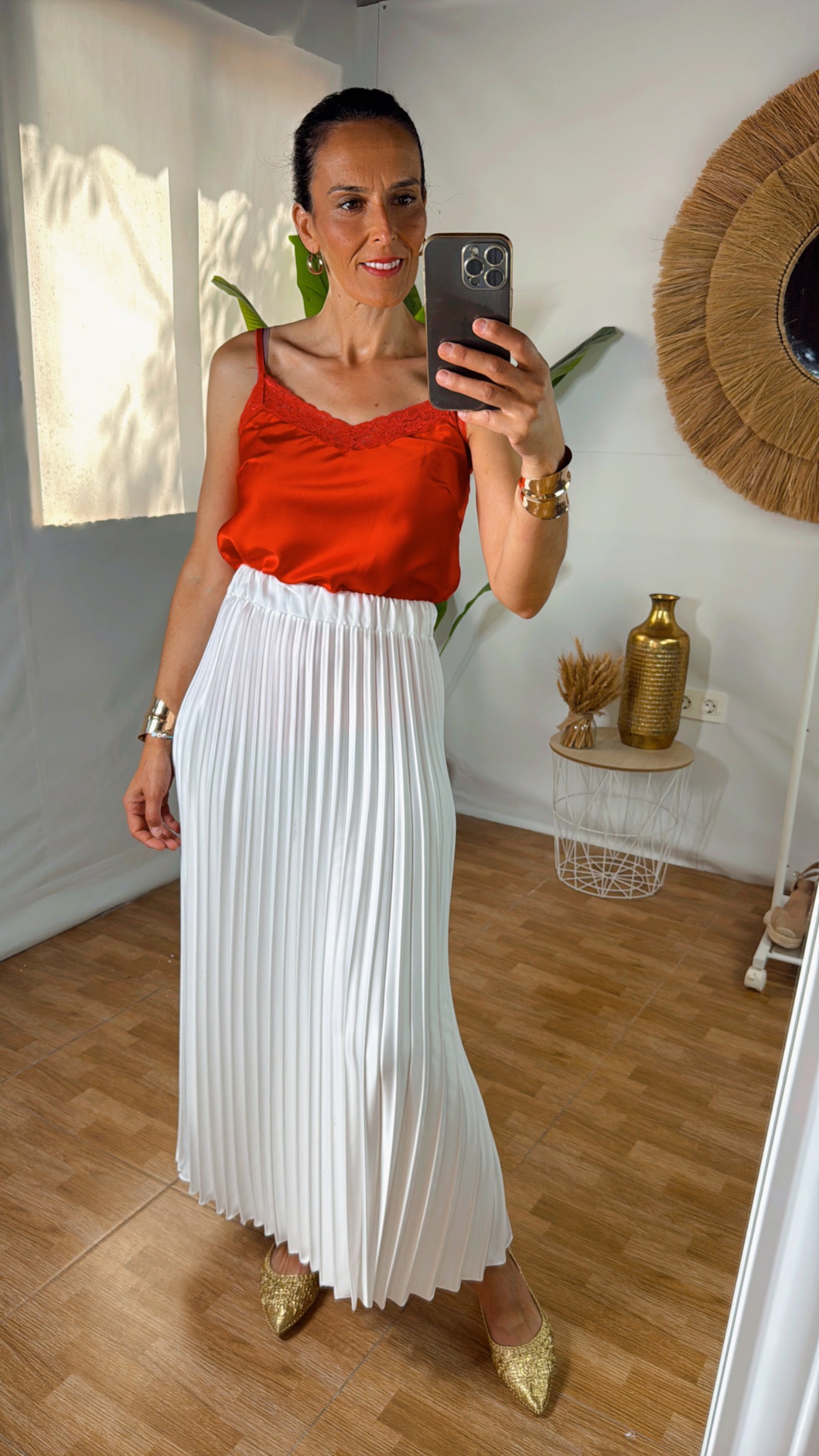 Falda Plisada