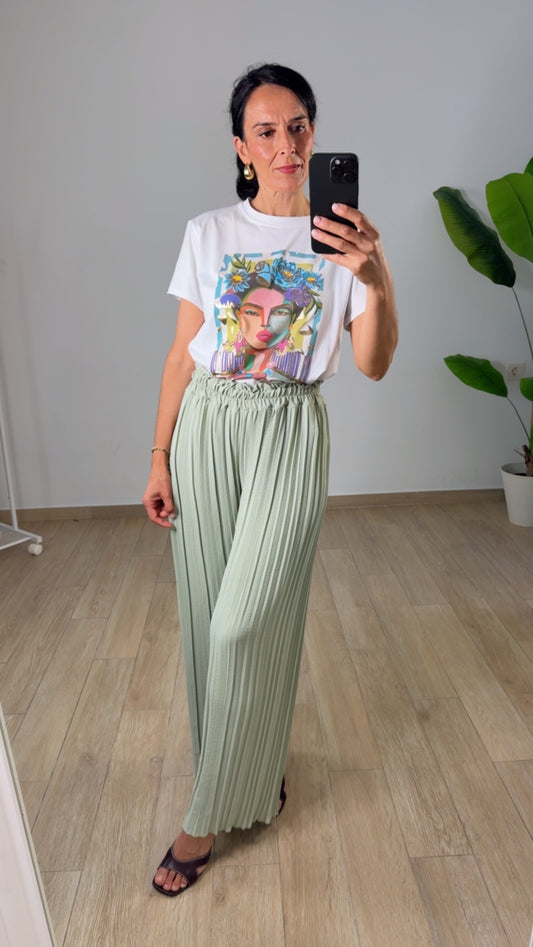 Pantalón Plisado