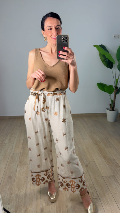 Pantalón Lino Velvet