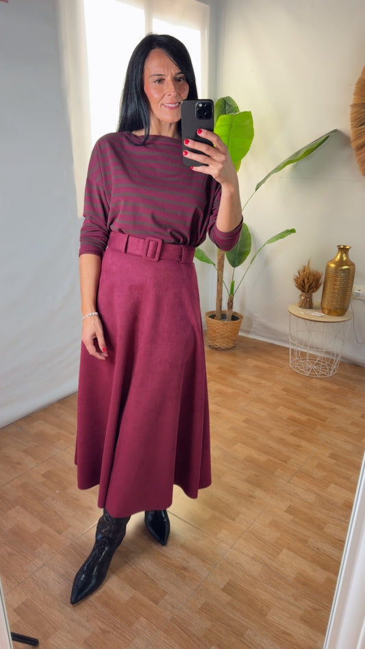 Falda Suede