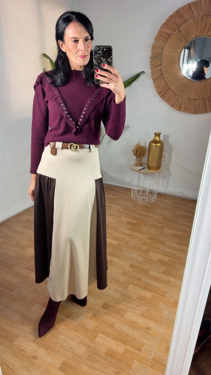 Falda Bicolor