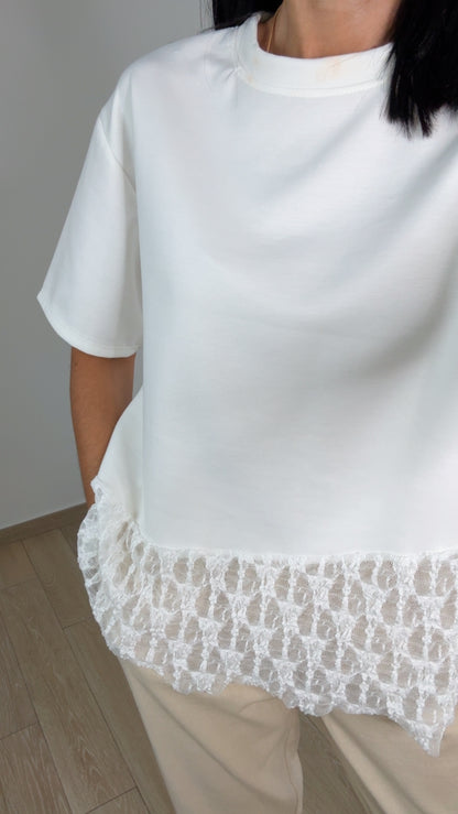 Camiseta encaje