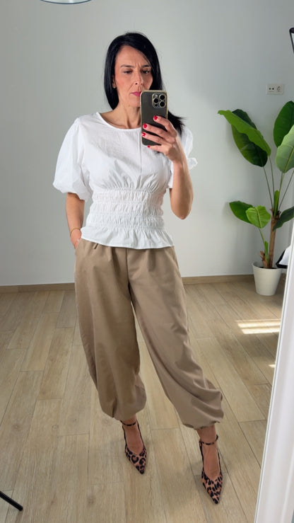 Camisa top crop