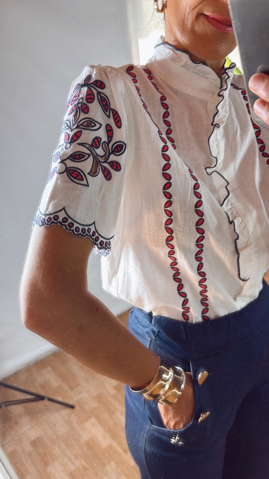 Camisa Bordada