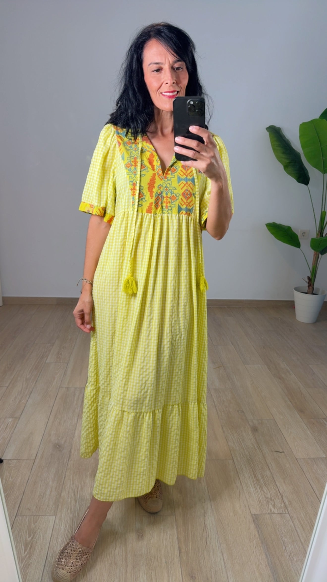 Vestido Boho Bordado