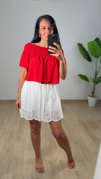 Falda calada