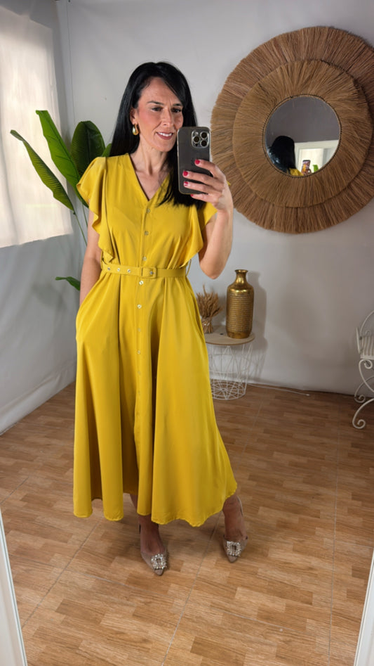 Vestido Mostaza
