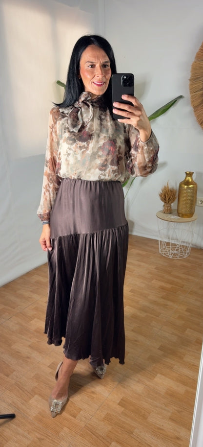 Falda Encanto Satén