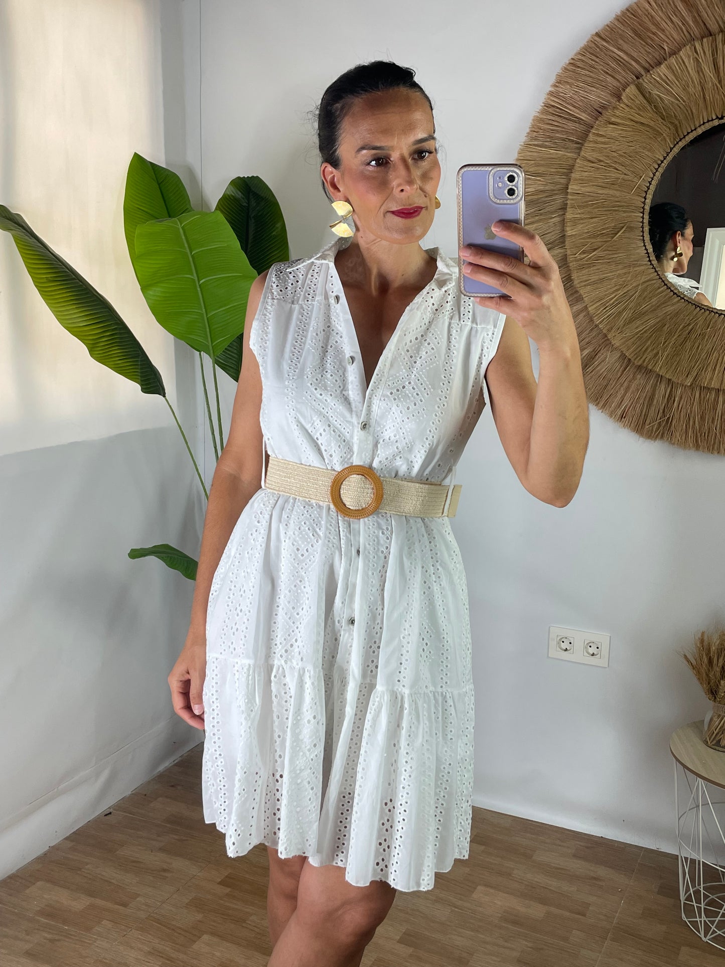 Vestido Broderie